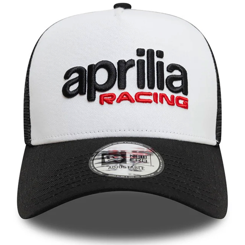 Aprilia Trucker czapka biało-czarna