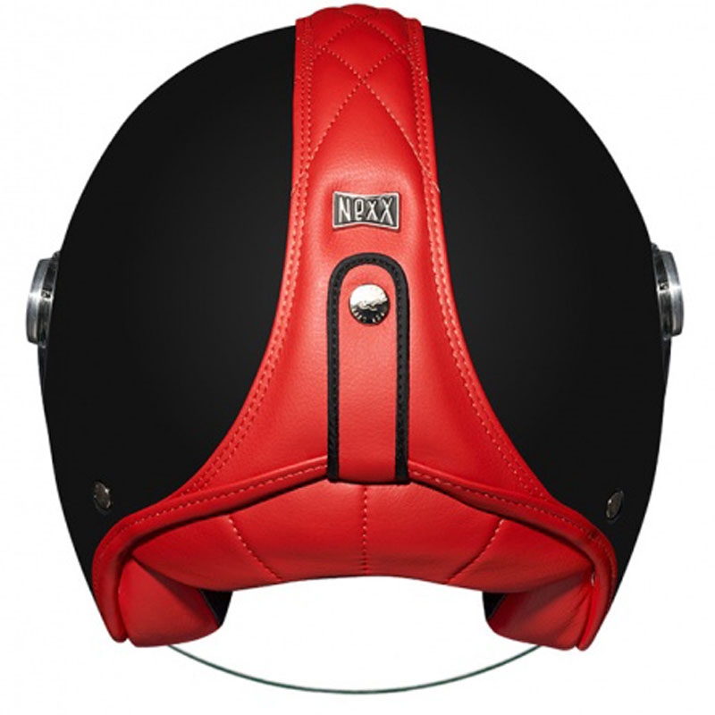 Kask otwarty Nexx X.G30 Cult SV czarno-czerwony wyprzedaż