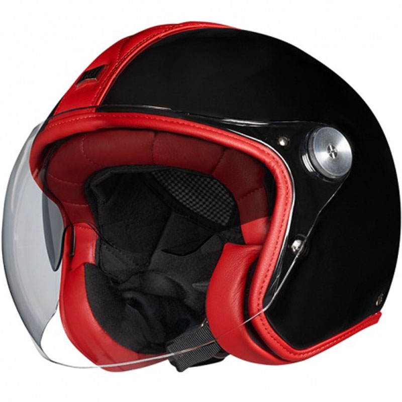 Kask otwarty Nexx X.G30 Cult SV czarno-czerwony wyprzedaż