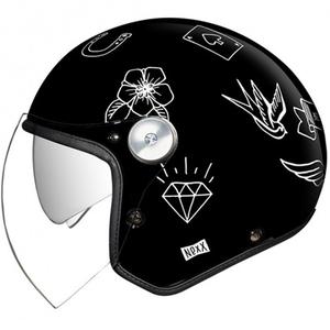 Kask otwarty Nexx X.G30 Tattoo czarno-biały