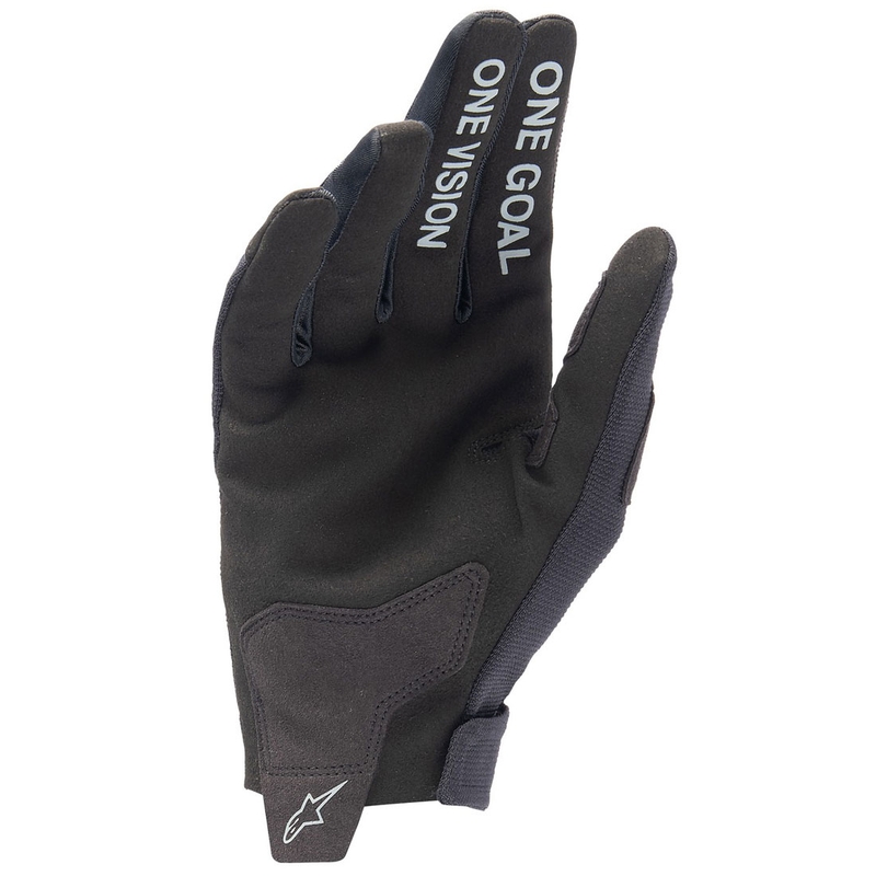 Rękawice motocrossowe Alpinestars Radar Kids w kolorze czarno-srebrnym