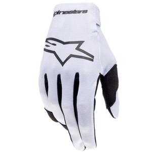 Rękawice motocrossowe Alpinestars Radar dla dzieci, jasnoszaro-czarne