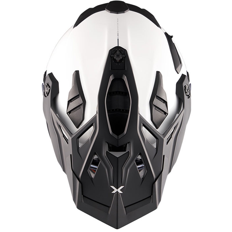 Kask enduro Nexx X.WED3 Plain perłowo biały wyprzedaż