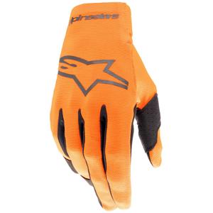 Rękawice motocrossowe Alpinestars Radar dla dzieci pomarańczowo-czarne