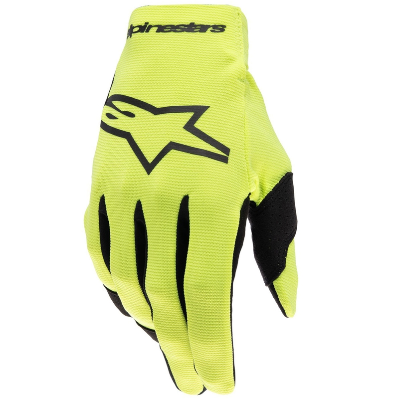 Rękawice motocrossowe dla dzieci Alpinestars Radar fluo żółto-czarne