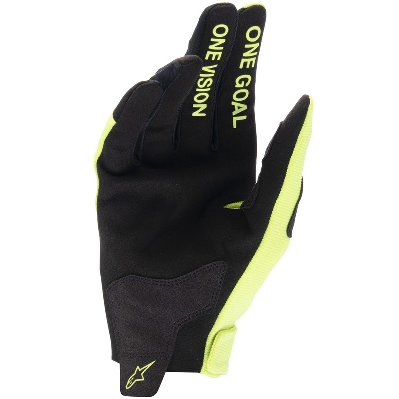 Rękawice motocrossowe dla dzieci Alpinestars Radar fluo żółto-czarne