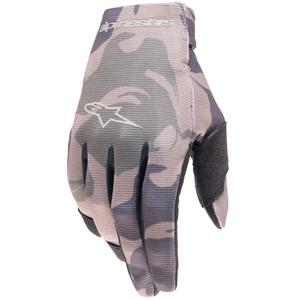 Rękawice motocrossowe Alpinestars Radar dla dzieci w kolorze zielonym, kamuflażowo-brązowym