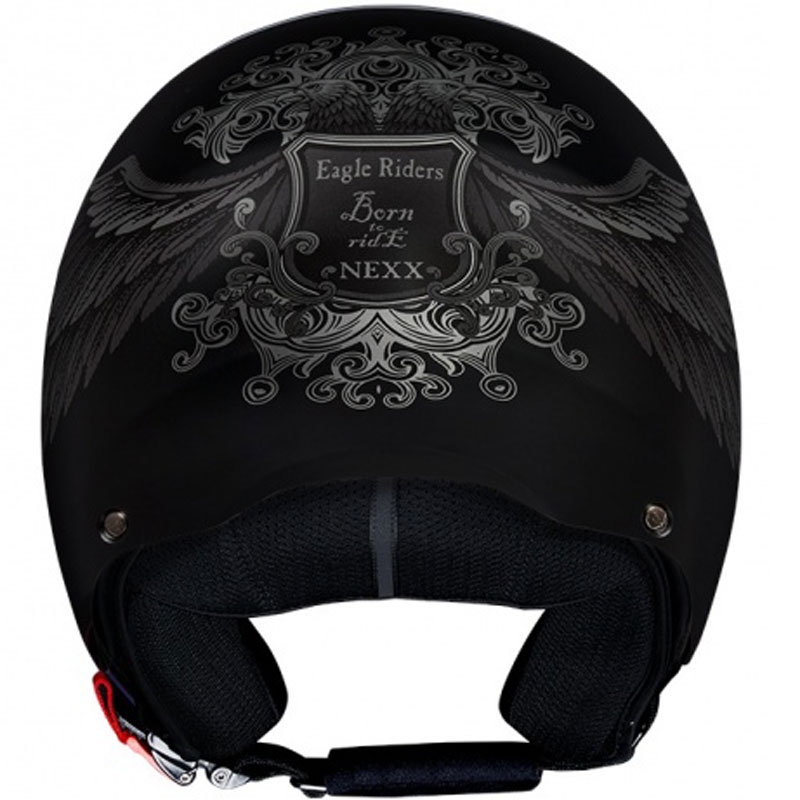 Otwarty kask motocyklowy NEXX Y.10 EAGLE RIDER czarno-szary wyprzedaż
