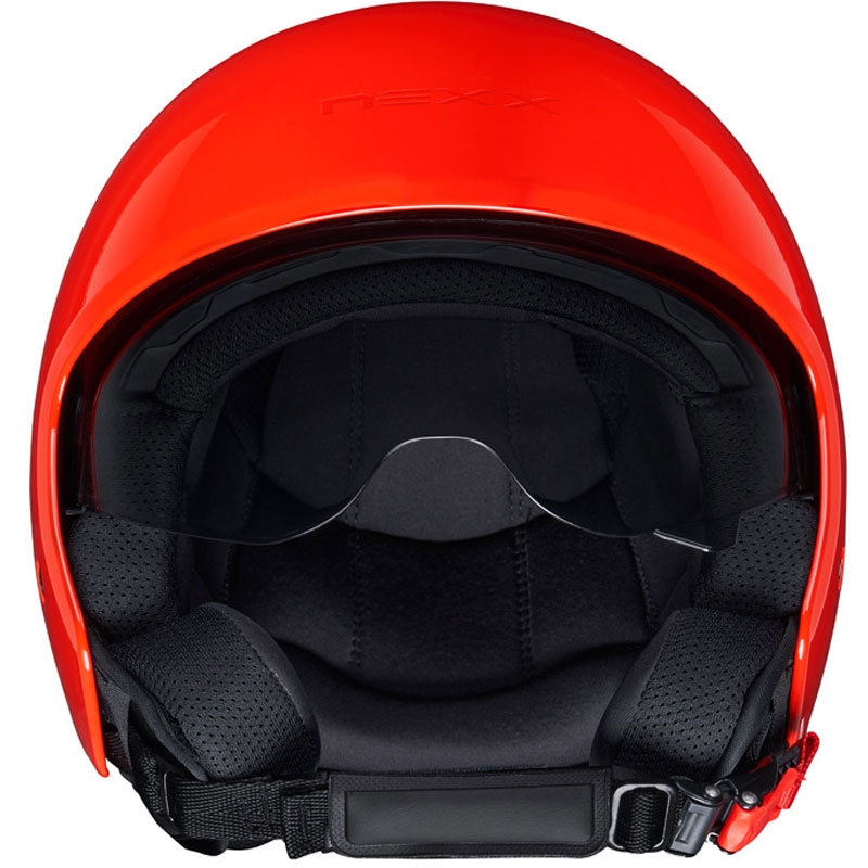 Otwarty kask motocyklowy NEXX Y.10 Core czerwony wyprzedaż
