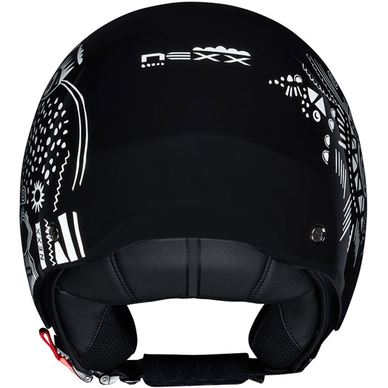 Otwarty kask motocyklowy NEXX Y.10 Artville czarno-biały wyprzedaż