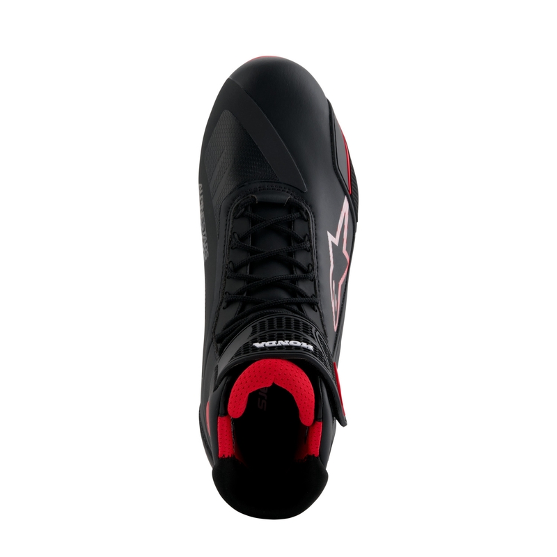 Buty motocyklowe Alpinestars Faster-4 HONDA kolekcja czarno-czerwone