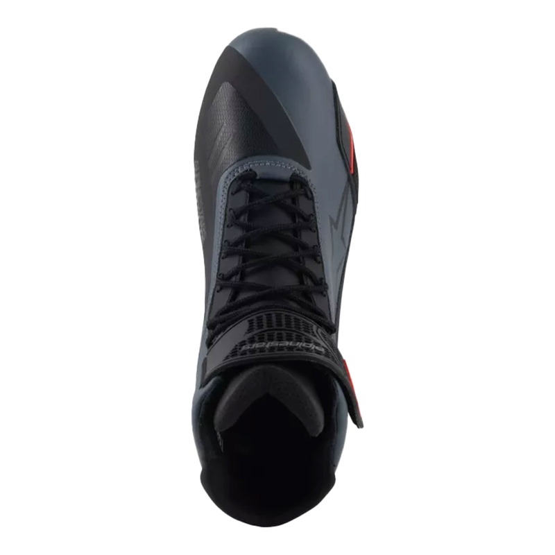 Buty motocyklowe Alpinestars Faster-4 czarno-szaro-fluo czerwone