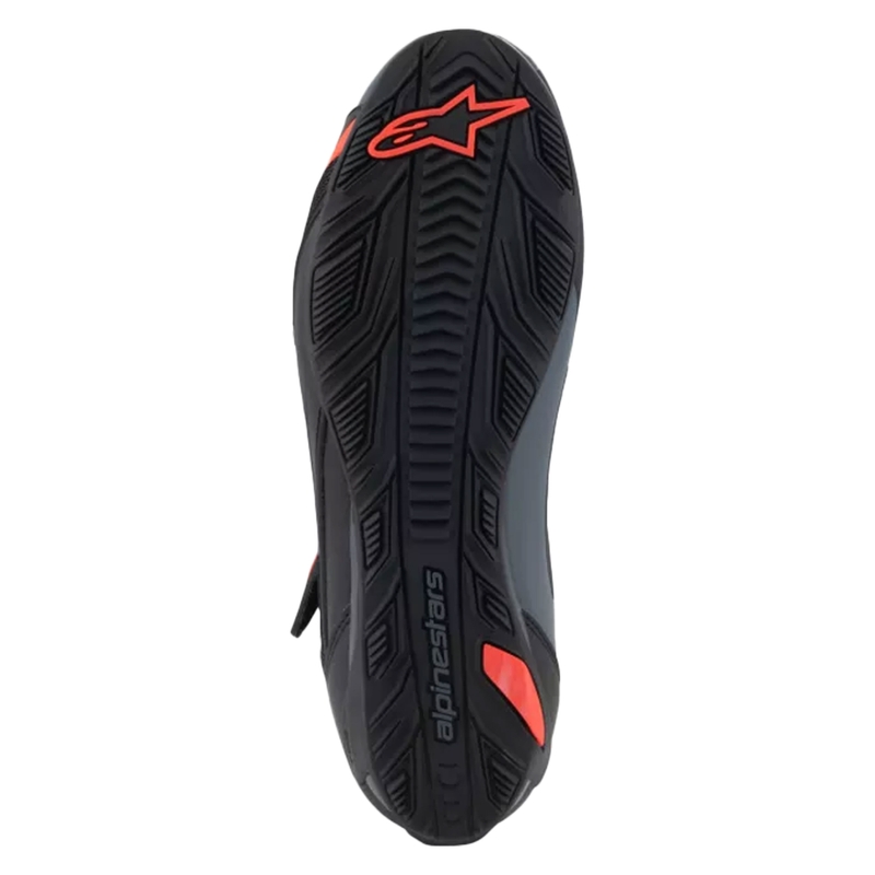 Buty motocyklowe Alpinestars Faster-4 czarno-szaro-fluo czerwone