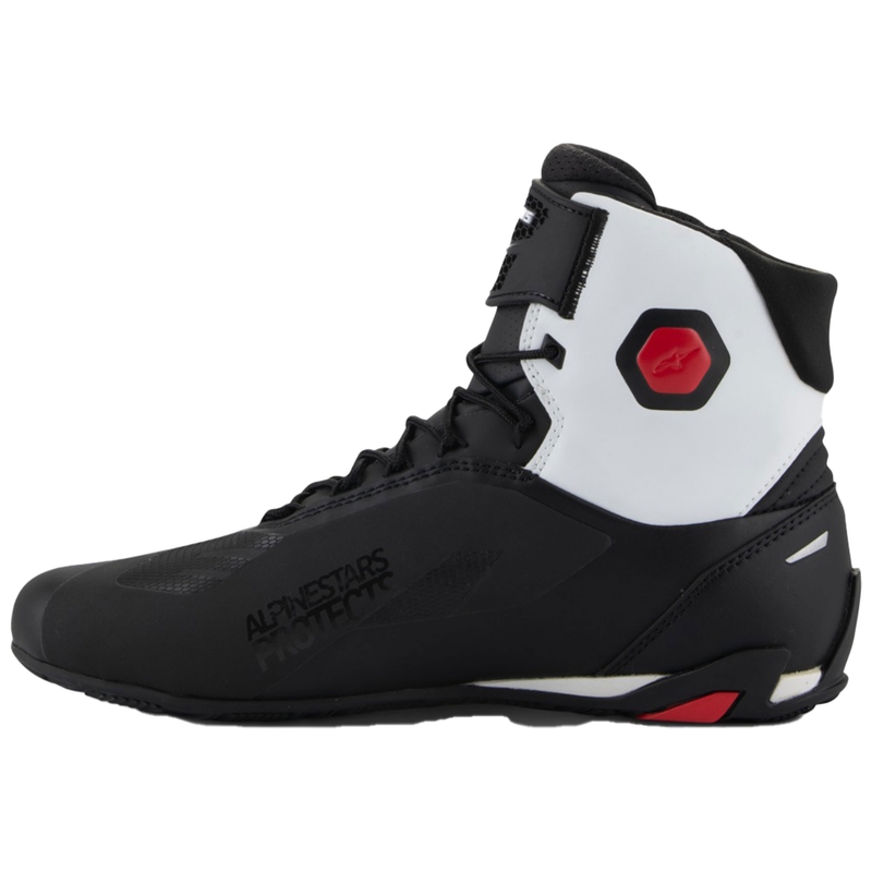 Buty motocyklowe Alpinestars Faster-4 czarno-biało-czerwone
