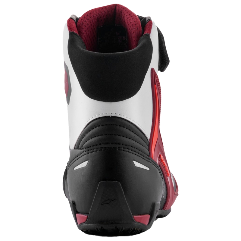 Buty motocyklowe Alpinestars Faster-4 czarno-biało-ciemnoczerwone