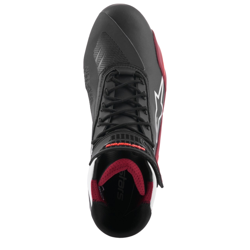 Buty motocyklowe Alpinestars Faster-4 czarno-biało-ciemnoczerwone