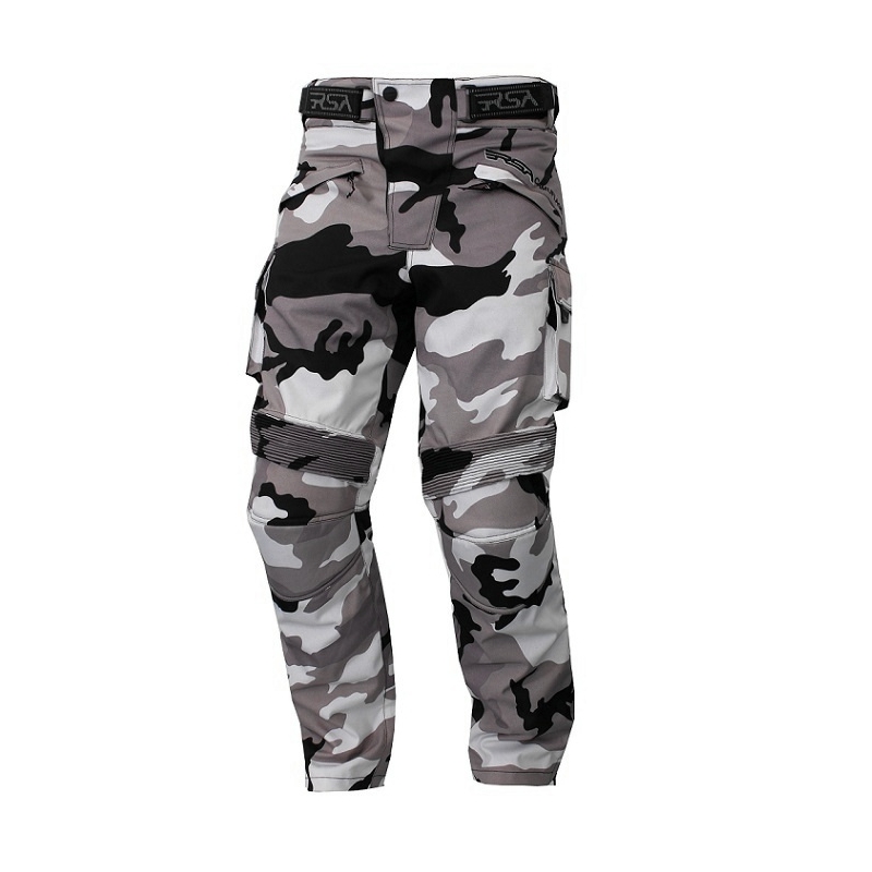 Moto spodnie RSA Camuflage szare wyprzedaż