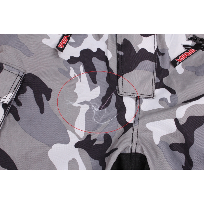 Moto spodnie RSA Camuflage szare wyprzedaż