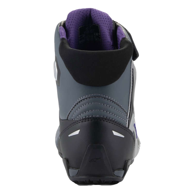 Buty motocyklowe damskie Alpinestars Stella Faster-4 czarno-szaro-fioletowe