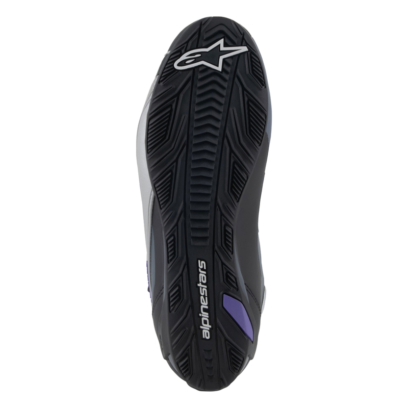 Buty motocyklowe damskie Alpinestars Stella Faster-4 czarno-szaro-fioletowe