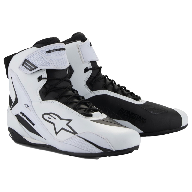 Buty motocyklowe damskie Alpinestars Stella Faster-4 biało-czarne