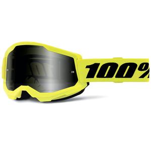 Gogle motocrossowe 100% ACCURI 2 Sand Yellow z podwójnym przydymionym pleksiglasem
