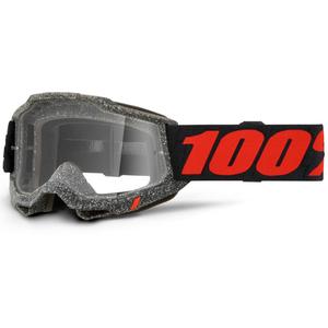 Gogle motocrossowe dziecięce 100% - USA ACCURI 2 Huaraki przezroczysta plexi