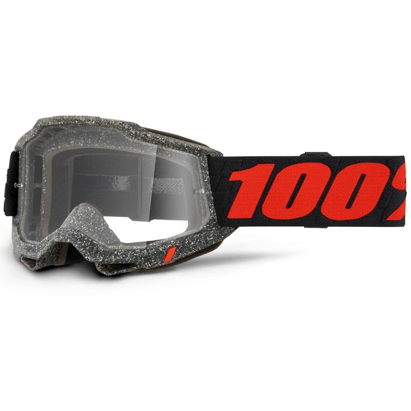 Gogle motocrossowe dziecięce 100% - USA ACCURI 2 Huaraki przezroczysta plexi