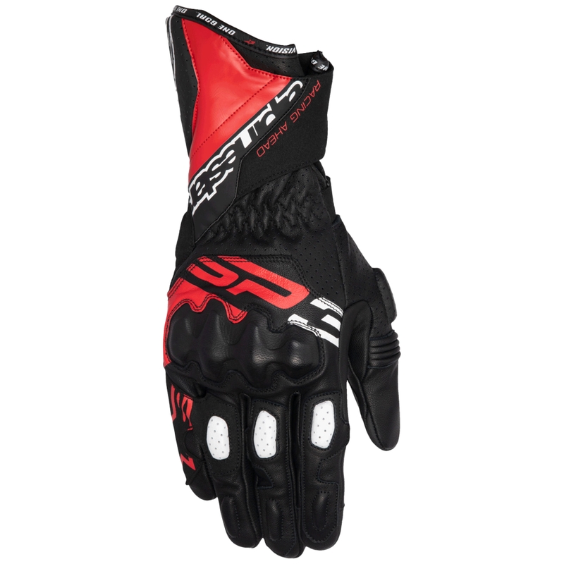 Rękawice motocyklowe Alpinestars SP-3 czarno-czerwono-białe