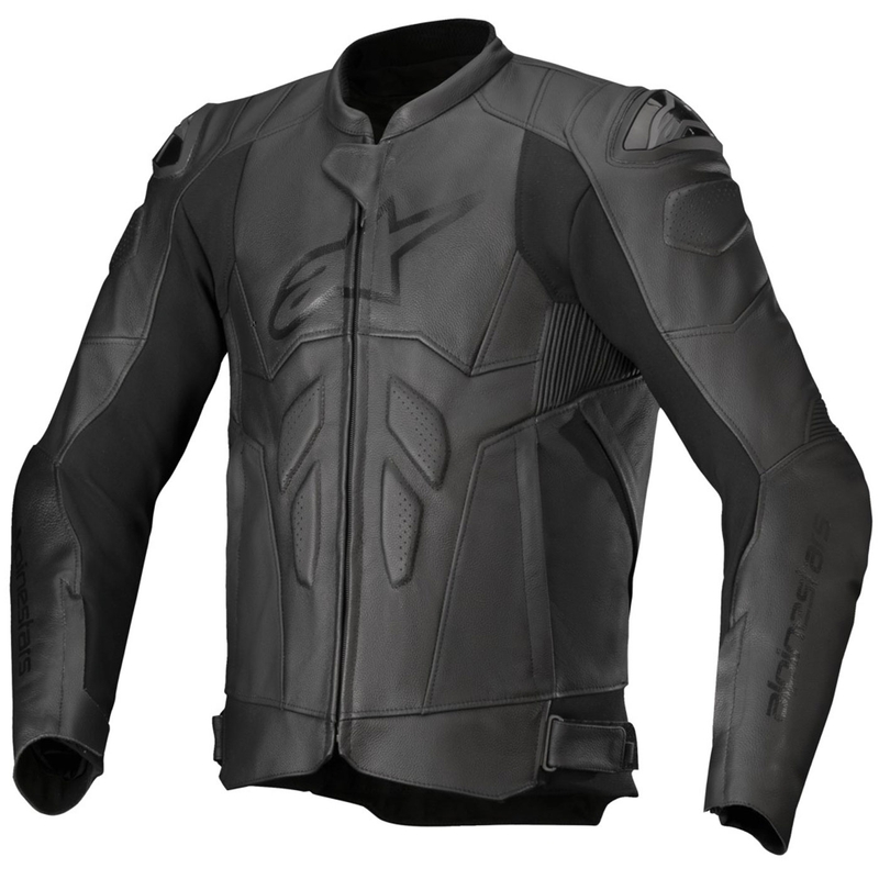 Kurtka motocyklowa skórzana Alpinestars Dusk czarna