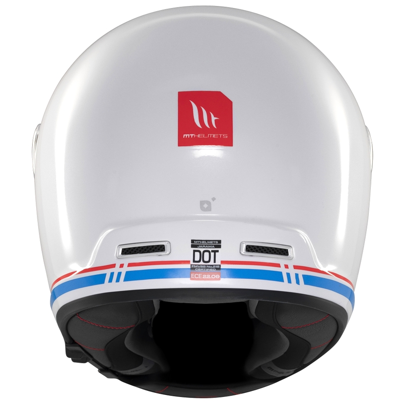 Kask motocyklowy integralny MT Jarama SV błyszczący biały