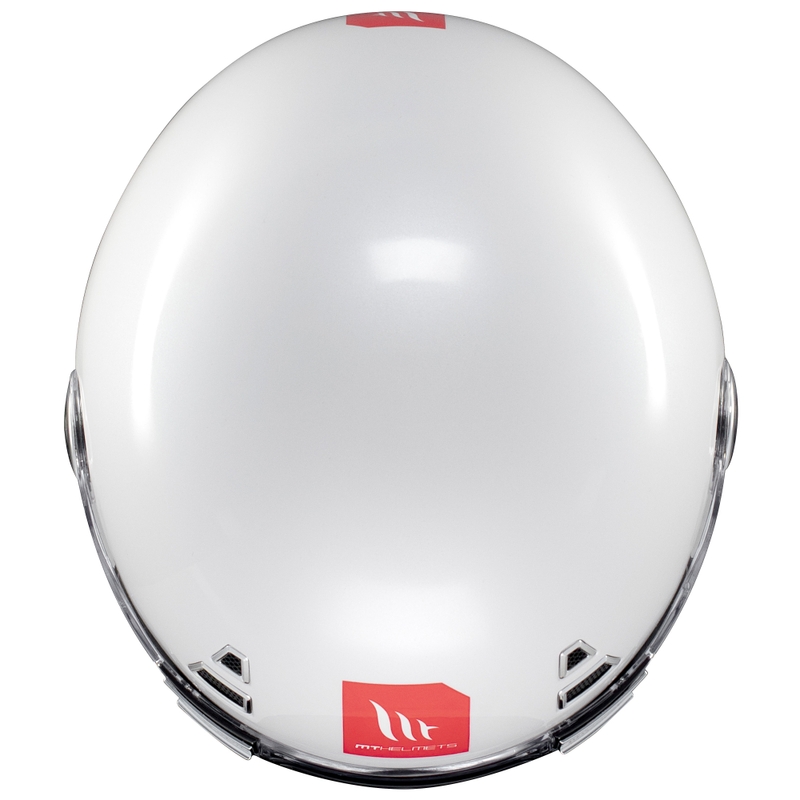 Kask motocyklowy integralny MT Jarama SV błyszczący biały