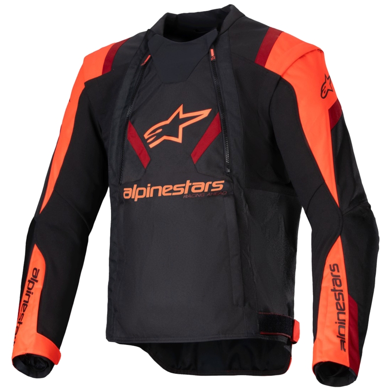 Kurtka motocyklowa Alpinestars T-Stunt Air czarno-fluo czerwono-czerwona