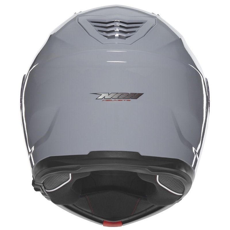 Kask motocyklowy typu flip-up NOX N968 szary