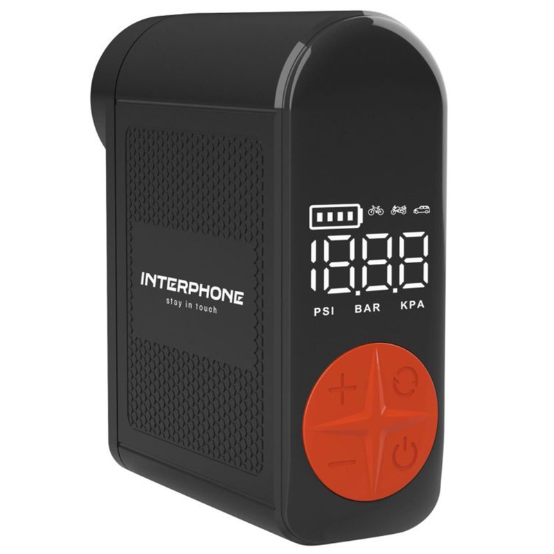 Mini kompresor akumulatorowy Interphone czarny