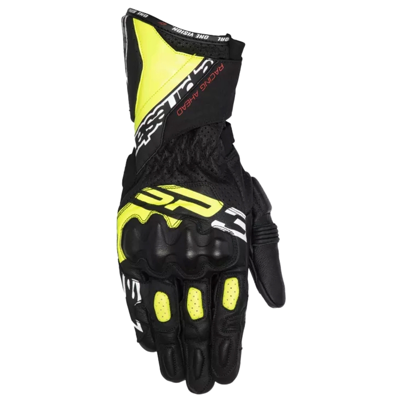Rękawice motocyklowe Alpinestars SP-3 czarno-fluo żółto-białe