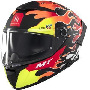 Kask motocyklowy integralny MT Thunder 4 SV Yamanaka matowy czarno-czerwony