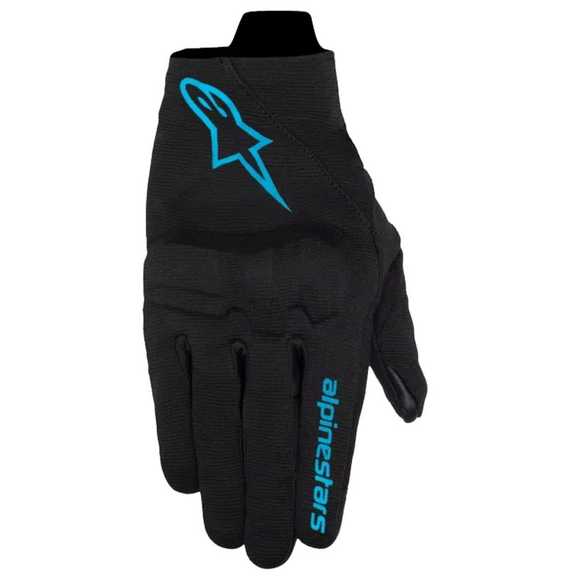 Rękawice motocyklowe damskie Alpinestars Reef V2 czarno-niebieskie