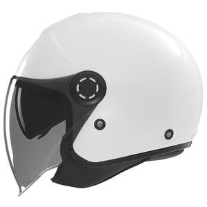 Kask motocyklowy otwarty NOX N182 biały