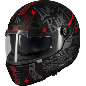 Kask motocyklowy integralny MT Jarama SV Art matowy czarny