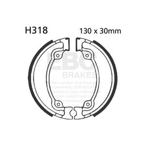 Brake shoe set EBC H318 includings springs