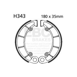 Brake shoe set EBC H343 includings springs wyprzedaż