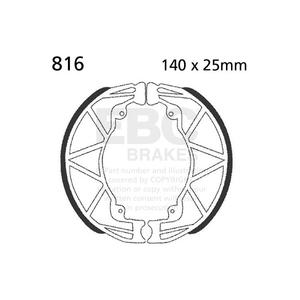 Brake shoe set EBC 816 excluding springs