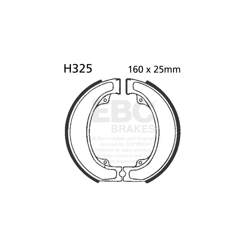 Brake shoe set EBC
