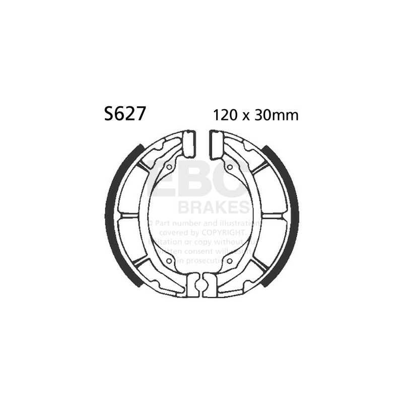 Brake shoe set EBC