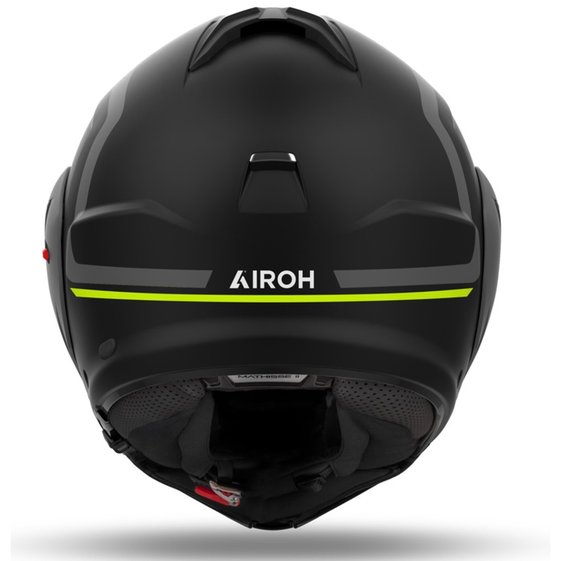 Kask motocyklowy Airoh Mathisse 2 Genius flip-up matowożółty