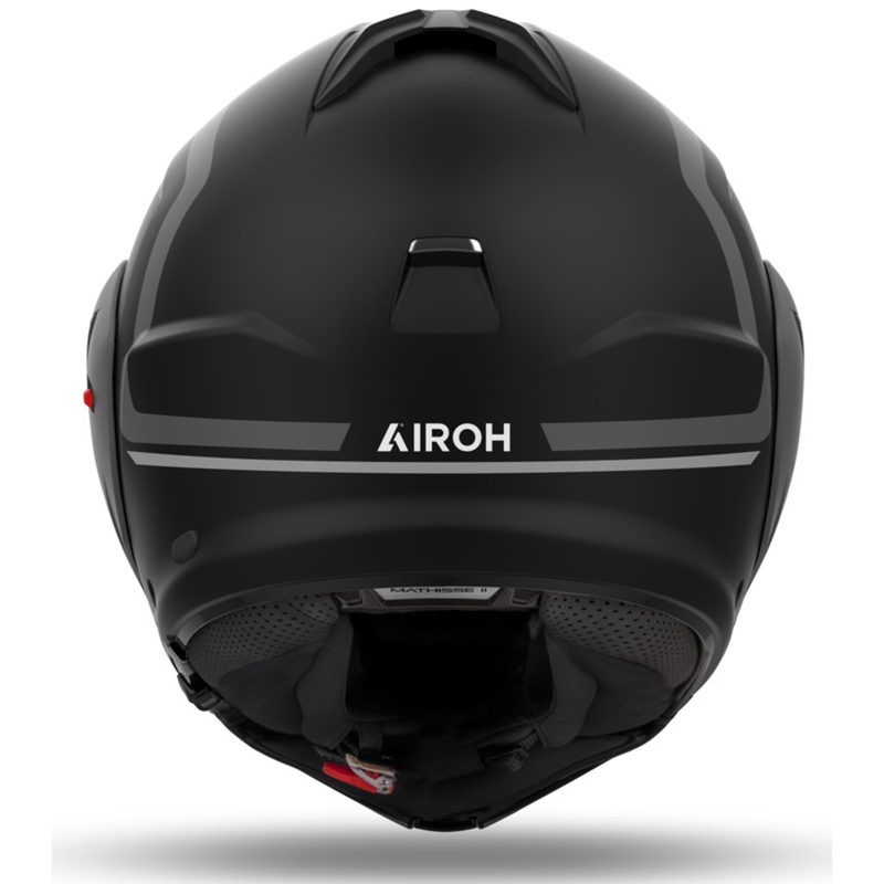 Kask motocyklowy Airoh Mathisse 2 Genius typu flip-up matowo-szary