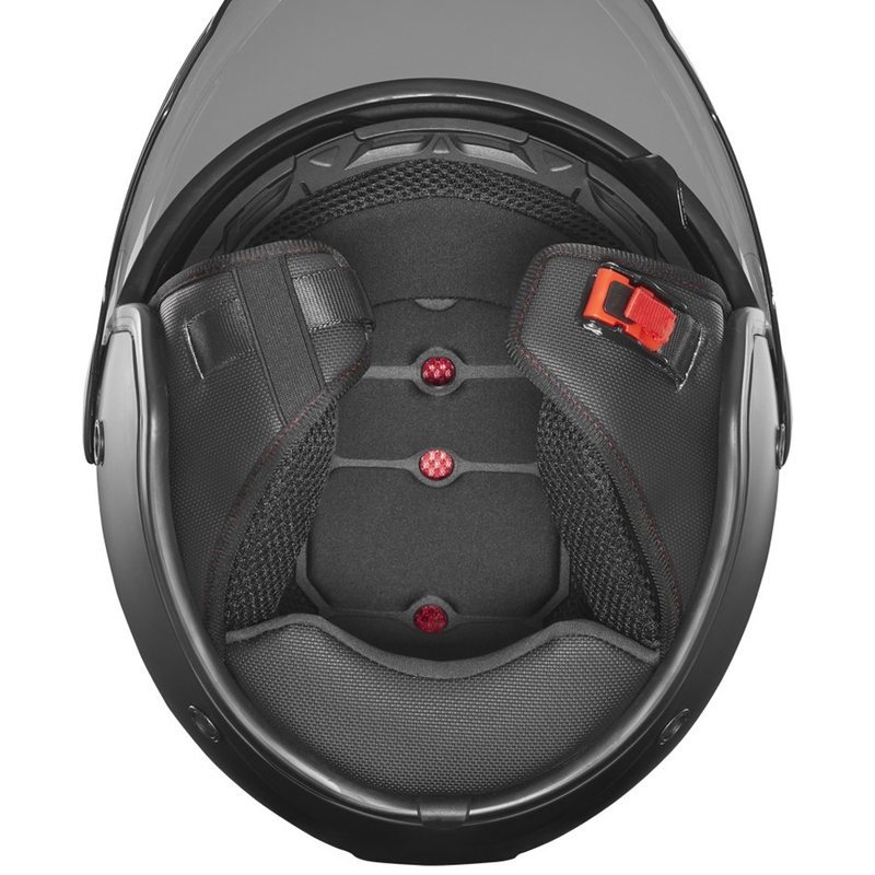 Kask motocyklowy otwarty NOX N182 matowy czarny