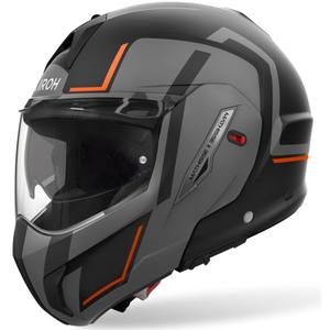 Kask motocyklowy Airoh Mathisse 2 Genius flip-up matowy pomarańczowy