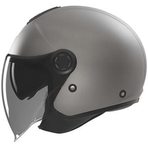 Kask motocyklowy otwarty NOX N182 matowy tytan